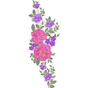 Simple Flower Embroidery Design