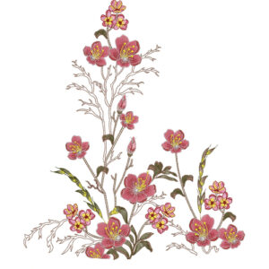 Unique Flower Embroidery Design