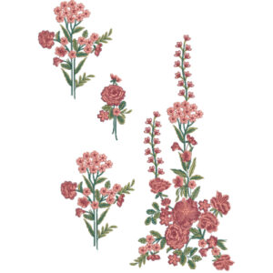 Beautiful Flower Embroidery Design