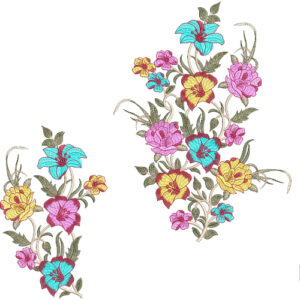 Delicate Flower Embroidery Design