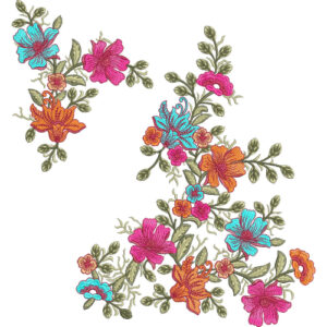 Beautiful Flower Embroidery Design
