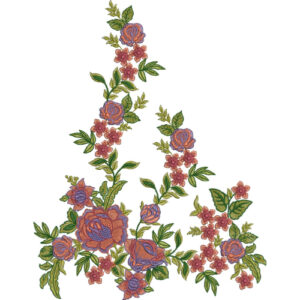 Delicate Flower Embroidery Design