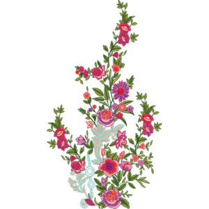 Simple Flower Embroidery Design