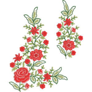 Delicate Flower Embroidery Design