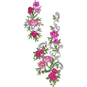 Flower Kurta Embroidery Design