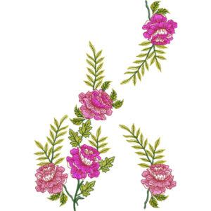 Delicate Flower Embroidery Design