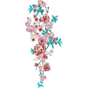 Motive Flower Embroidery Design