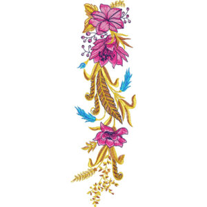 Delicate Flower Embroidery Design