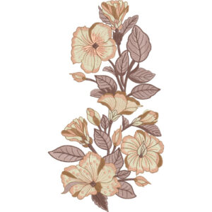 Beautiful Flower Embroidery Design