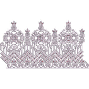 Lace Flower Embroidery Design