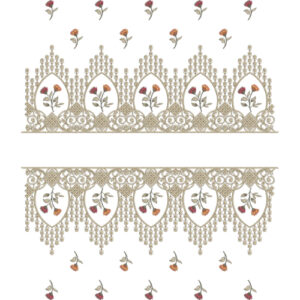 Simple Lace Embroidery Design