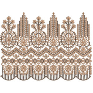 Unique Lace Embroidery Design