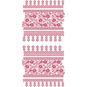 Lace Kurta Embroidery Design