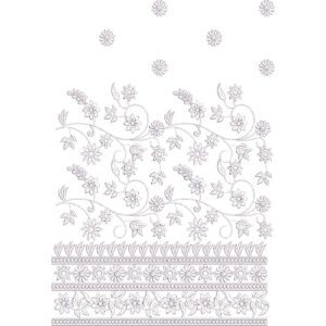 Simple Lace Embroidery Design
