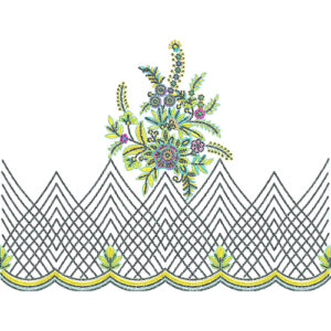 Delicate Lace Embroidery Design