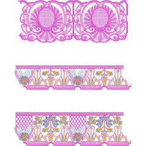 Floral Lace Embroidery Design