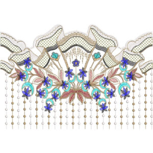 Lace Flower Embroidery Design