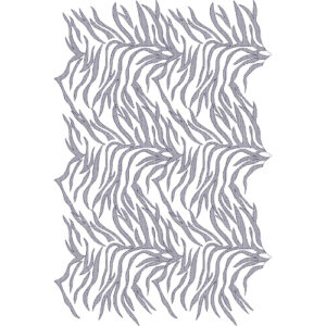 Modern Abstract Wavy Pattern Design in Grey on Light Background for Textile Prints
