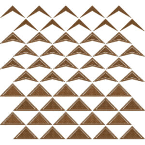 Geometric Triangle Repeat Embroidery Pattern