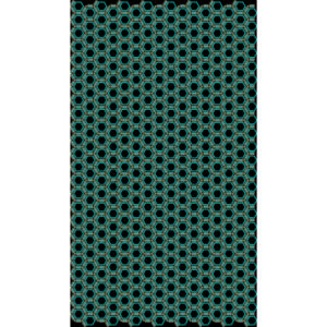 Royalty Free Geometric All-Over Embroidery Pattern with Modern Hexagon Thread Work