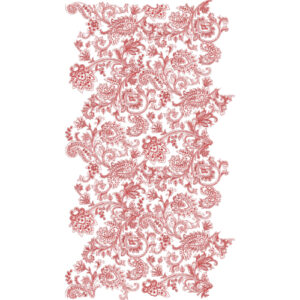 Floral All Over Jall Embroidery Design