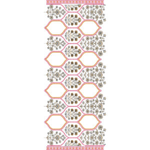 All Over Jall Flower Embroidery Design