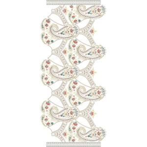 Floral All Over Jall Embroidery Design
