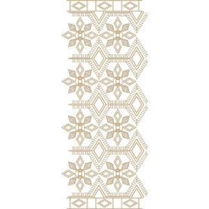 Delicate All Over Jall Embroidery Design