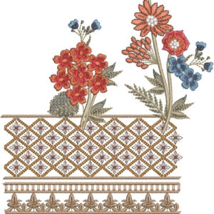 Delicate Lace Embroidery Design