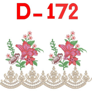 Unique Lace Embroidery Design