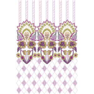 Simple Lace Embroidery Design