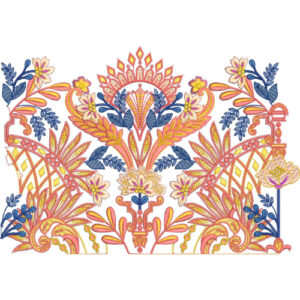 Lace Kurta Embroidery Design