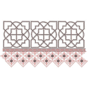 Floral Lace Embroidery Design