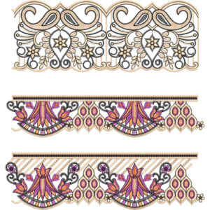 Floral Lace Embroidery Design