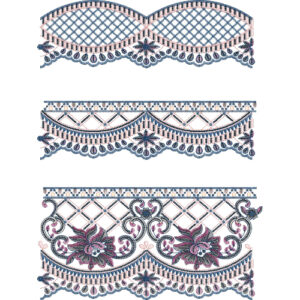 Floral Lace Embroidery Design