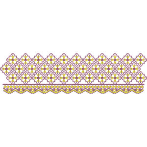 Unique Lace Embroidery Design