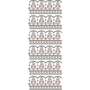 Simple Lace Embroidery Design