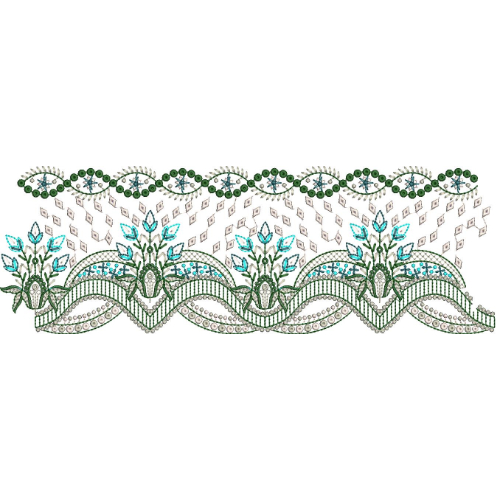 Delicate Lace Embroidery Design
