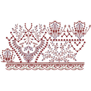 Unique Lace Embroidery Design