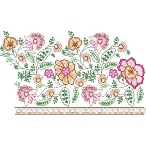 Lace Kurta Embroidery Design