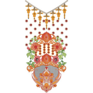 Neck Kurta Embroidery Design