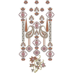 Unique Neck Embroidery Design