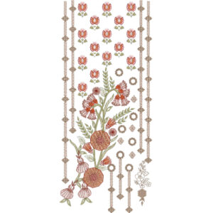 Neckline Embroidery Design