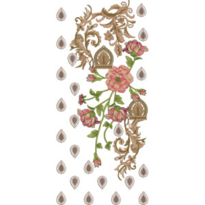 Neckline Embroidery Design