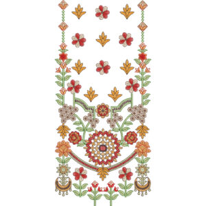 Neckline Embroidery Design