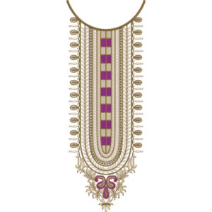 Unique Neck Embroidery Design