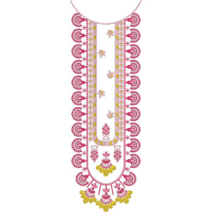 Unique Neck Embroidery Design