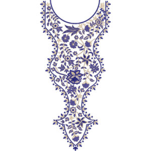 Neckline Embroidery Design