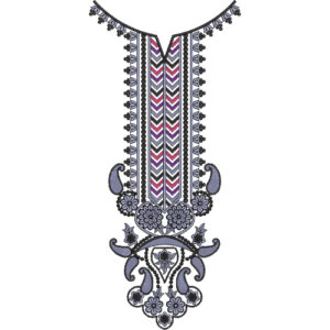 Unique Neck Embroidery Design