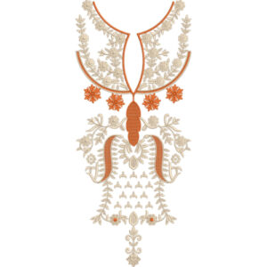 Neckline Embroidery Design